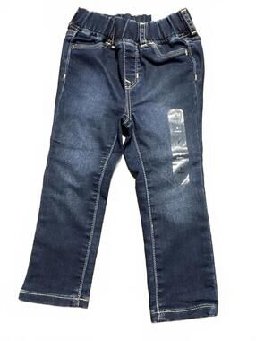 New GAP Baby Denim Jean Stretch Jegging Pants 2T Years Toddler Girls Kids